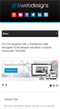 Mobile Screenshot of chillwebdesigns.co.uk