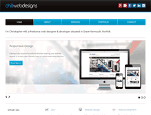 Tablet Screenshot of chillwebdesigns.co.uk